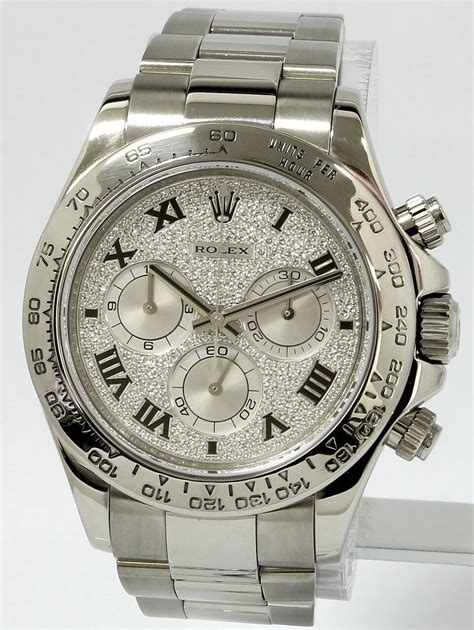 rolex daytona 116509 18k white gold automatic 40mm men's watch|rolex daytona 116509.